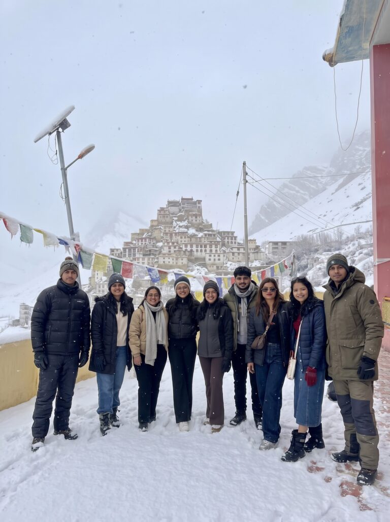 Winter Spiti Road Trip trip moment