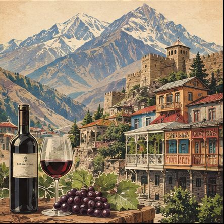 Georgia vintage travel postcard